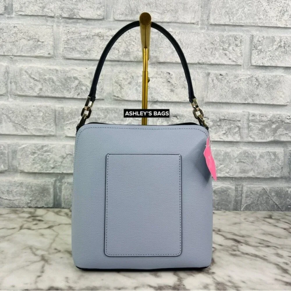 Kate Spade Darcy Colorblock Bucket Bag Crossbody In Pale Hydra